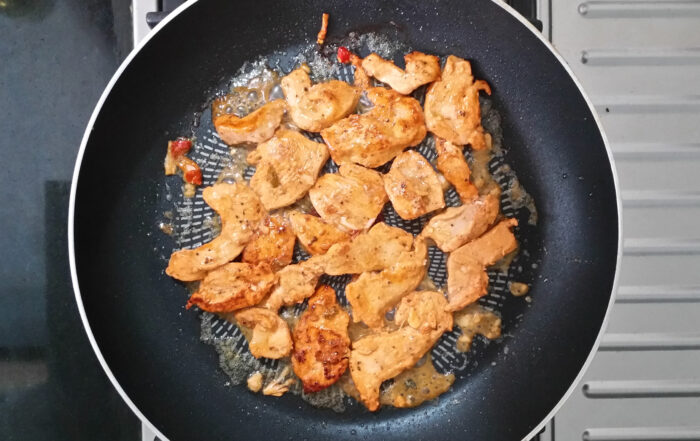 Pan Frying Chicken
